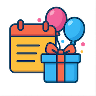 Never miss a birthday! Get reminders & share beautiful birthday frames